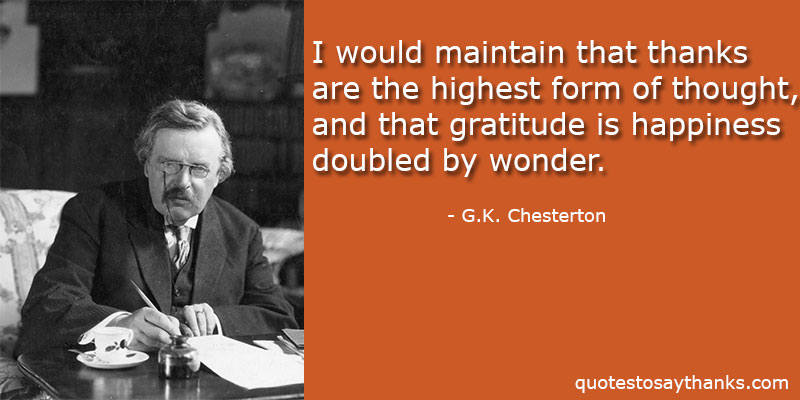 G.K. Chesterton Quotes